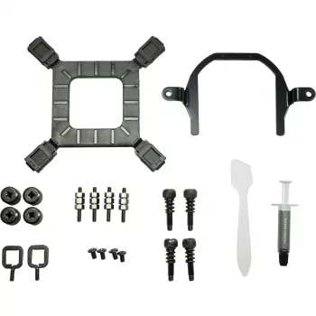 Wszechstronny układ chłodzenia cieczą All-in-one INTER-TECH Argus Iceman B-240 — wentylator 12 cm, łożysko hydrauliczne, czarny