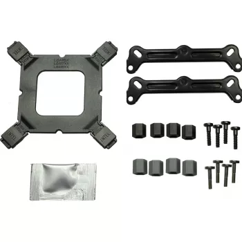 Chłodzenie powietrzne INTER-TECH 4P90 Pro Bulk, wentylator 92 mm, łożysko hydrauliczne, 12 V, obsługa gniazd AM5/AM4/AMD oraz wielu gniazd Intel, czarny