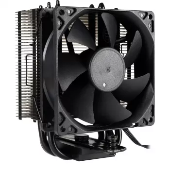 Chłodzenie powietrzne INTER-TECH 4P90 Pro Bulk, wentylator 92 mm, łożysko hydrauliczne, 12 V, obsługa gniazd AM5/AM4/AMD oraz wielu gniazd Intel, czarny