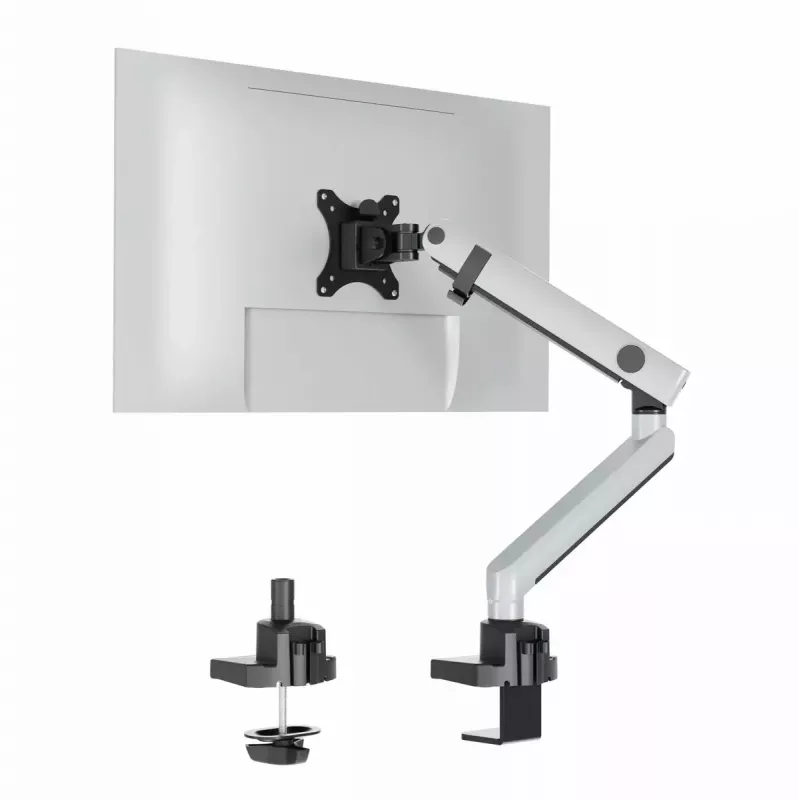 Uchwyt do monitora Wytrzymały 509623 81,3 cm Ścienny Srebrny Zacisk 8 kg