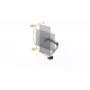 Uchwyt do monitora Wytrzymały 509623 81,3 cm Ścienny Srebrny Zacisk 8 kg