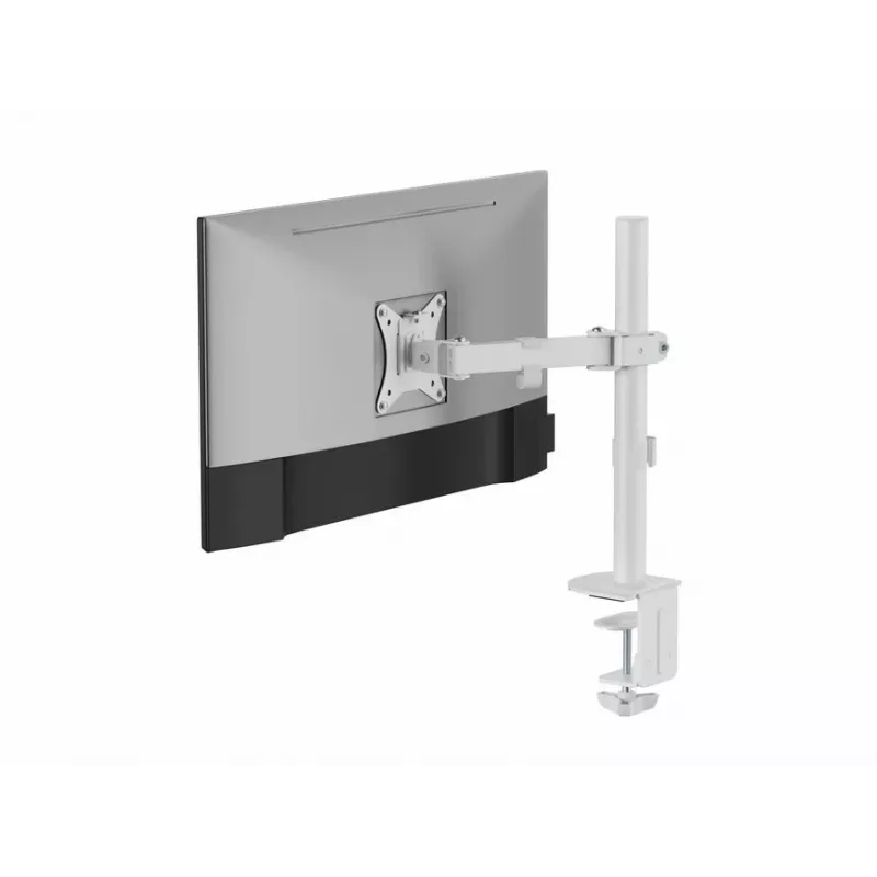 Equip 17 inch-32 inch Przegubowy uchwyt do monitora na biurko, biały