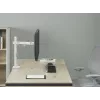 Equip 17 inch-32 inch Przegubowy uchwyt do monitora na biurko, biały