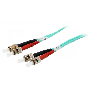 Equip ST/ST światłowodowy kabel krosowy, OM3, 2m, 2 m, OM3, ST, ST
