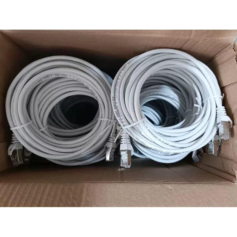 Kabel krosowy Equip kat. 6 S/FTP, 5,0 m, biały, zestaw 30 szt.