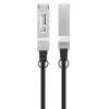 Intellinet 0,5 m 40G QSFP+ pasywny kabel miedziany Direct Attach Twinax 30AWG kompatybilny z MSA QSFP-H40G-CU50CM