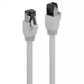 Lindy 2m Cat.8.1 S/FTP LSZH kabel, szary, 2 m, Cat8.1, S/FTP (S-STP), RJ-45, RJ-45, szary