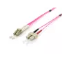 Equip LC/SC światłowodowy kabel krosowy, OM4, 10m, 10 m, 2x LC, 2x SC