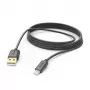 Hama 00201582 kabel Lightning 3 m Czarny