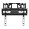 Manhattan Wall Mount for TV & Monitors (Full Motion), For screens 32 inch to 55 inch, VESA compatibility: all between 100x100mm to 400x400mm - check the dimensions of the four mounting holes on back of screen to ensure it fits, Max 40kg, Czarny, Bracket, Lifetime Warranty