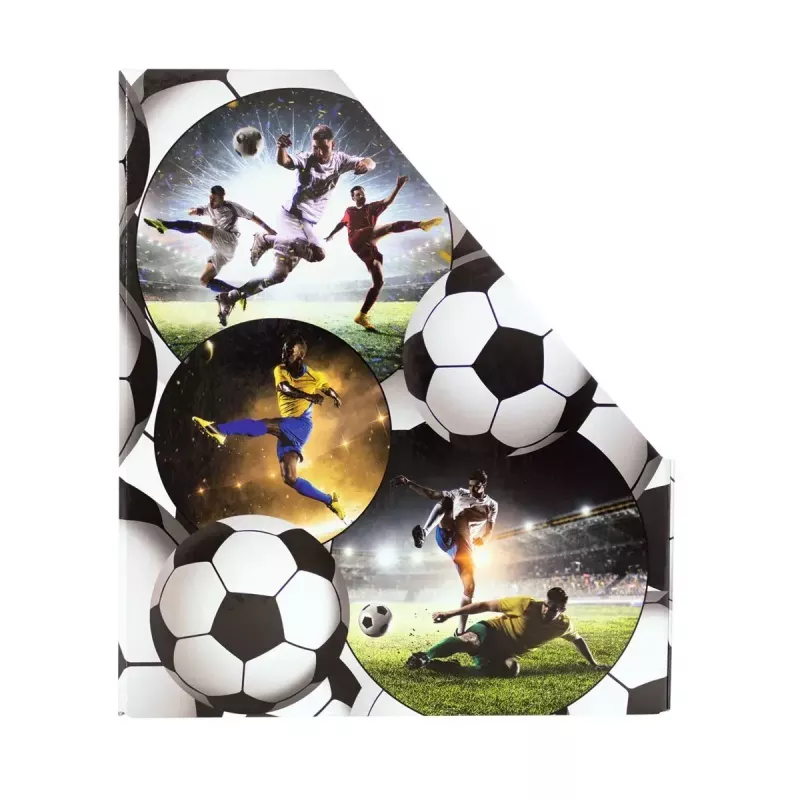 Magazine rack Herma A4 Football 19716 sturdy design football theme