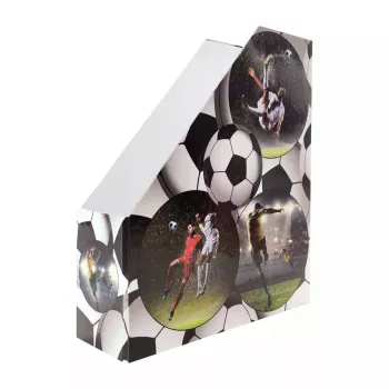 Magazine rack Herma A4 Football 19716 sturdy design football theme