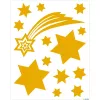 Naklejki dekoracyjne HERMA 15109 złote usuwalne 14 szt.
