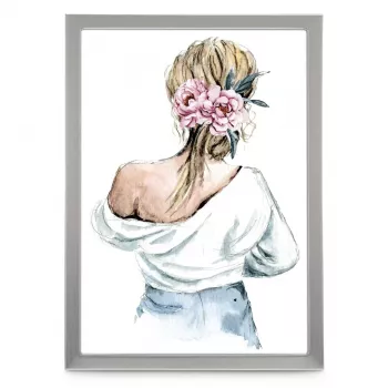 Hama Lilly Pojedyncza ramka na zdjęcie Srebrna