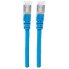 Intellinet sieciowy Patch kabel, kabel Cat7 / wtyki Cat6A, 7,5 m, niebieski, miedź, S/FTP, LSOH / LSZH, PVC, RJ45, pozłacane styki, bez zaczepów, osłonięty, dożywotnia gwarancja