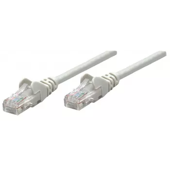 Intellinet kabel krosowy sieciowy, Kat. 6, 50 m, szary, miedź, S/FTP, LSOH / LSZH, PVC, RJ45, pozłacane styki, bez zaczepów, osłonięty, dożywotnia gwarancja