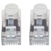 Intellinet Sieciowy Kabel Krosowy, Kabel Cat7/Wtyki Cat6A, 20m, Szary, Miedź, S/FTP, LSOH / LSZH, PVC, RJ45, Złocone Styki, Snagless, Odciążenie, Dożywotnia Gwarancja