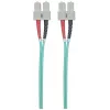 Intellinet kabel światłowodowy krosowy, OM3, SC/SC, 2m, Aqua, Duplex, Multimode, 50/125 µm, LSZH, Światłowód, Dożywotnia gwarancja