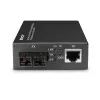 Lindy 25119 konwerter mediów sieciowych 850 nm wielomodowy czarny