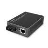 Lindy 25119 konwerter mediów sieciowych 850 nm wielomodowy czarny