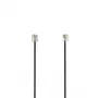 Hama 00201137 kabel telefoniczny 3 m czarny