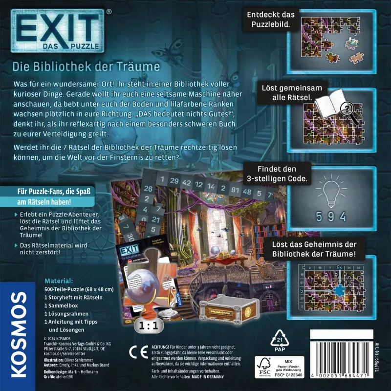 Kosmos 68447 Puzzle 500 szt. Krajobraz
