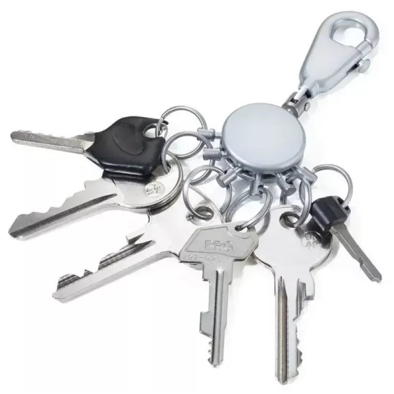 Brelok TROIKA KYR60/MC srebrny metal 25 mm