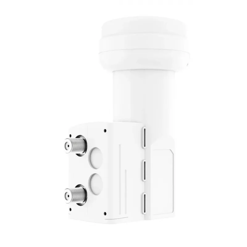 Hama 00205375 Konwerter z niskim poziomem szumów (LNB) 10,7 - 12,75 GHz Biały