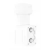 Hama 00205375 Konwerter z niskim poziomem szumów (LNB) 10,7 - 12,75 GHz Biały