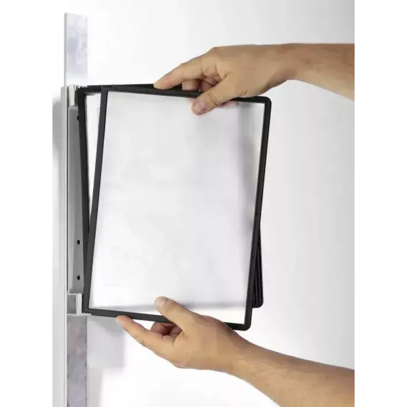 Durable Vario magnet wall 5 - magnetyczny uchwyt ścienny do dokumentów A4 w orientacji pionowej, 5 paneli