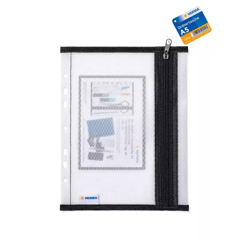 Folder Bag HERMA A5 czarny materiał EVA szerokość 200 mm wysokość 260 mm