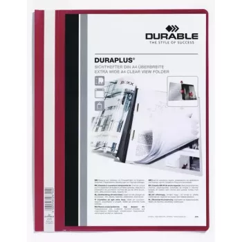 Skoroszyt do raportów Durable DURAPLUS 2579-03 Czerwony