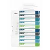 Blank tab index Durable 679527 Multicolour Polypropylene PP