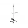Wózek multimedialny Equip 17 inch–32 inch Mobilna stacja robocza z jednym monitorem
