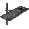 Wózek multimedialny Equip 17 inch–32 inch Mobilna stacja robocza z jednym monitorem
