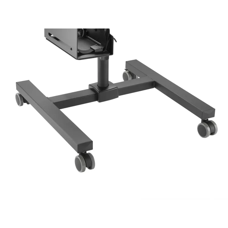 Wózek multimedialny Equip 17 inch–32 inch Mobilna stacja robocza z jednym monitorem