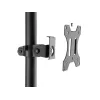 Wózek multimedialny Equip 17 inch–32 inch Mobilna stacja robocza z jednym monitorem