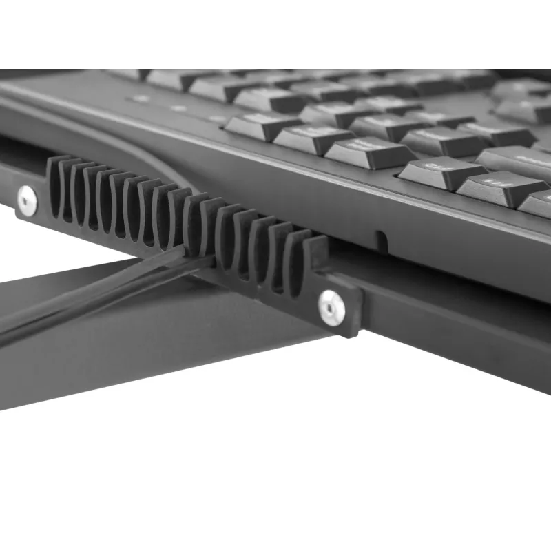 Wózek multimedialny Equip 17 inch–32 inch Mobilna stacja robocza z jednym monitorem