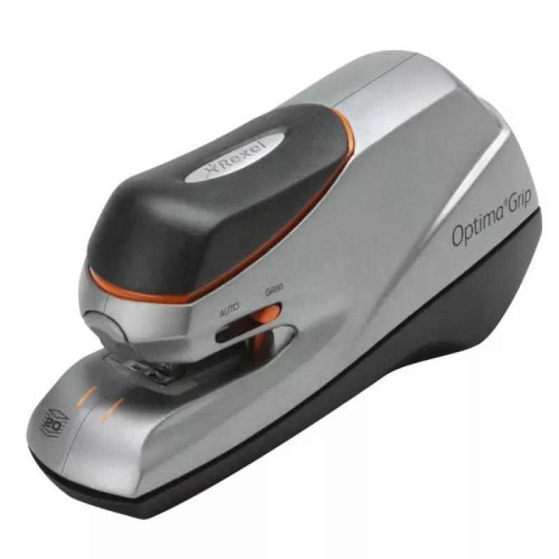 Rexel Optima Grip Zszywacz elektryczny EU, 20 arkuszy, Czarny, Srebrny, 449.5 g, 147 mm, 200 mm, 88 mm