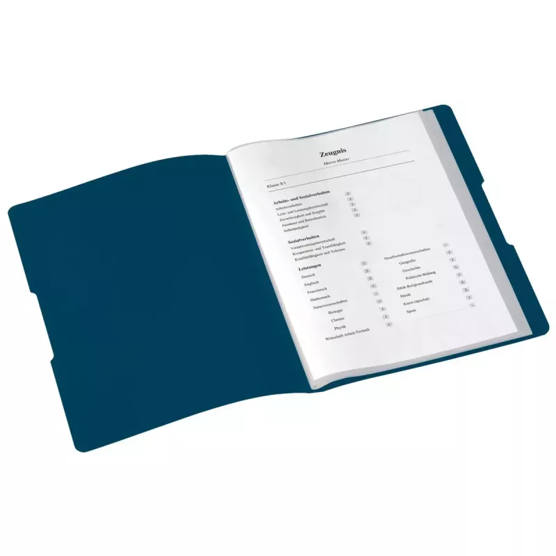 Conventional file folder Herlitz Zeugnisse Polypropylene (PP) niebieski A4