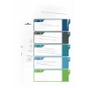 Blank tab index Durable 679327 Polypropylene Multicolour 30.5x24.5 cm