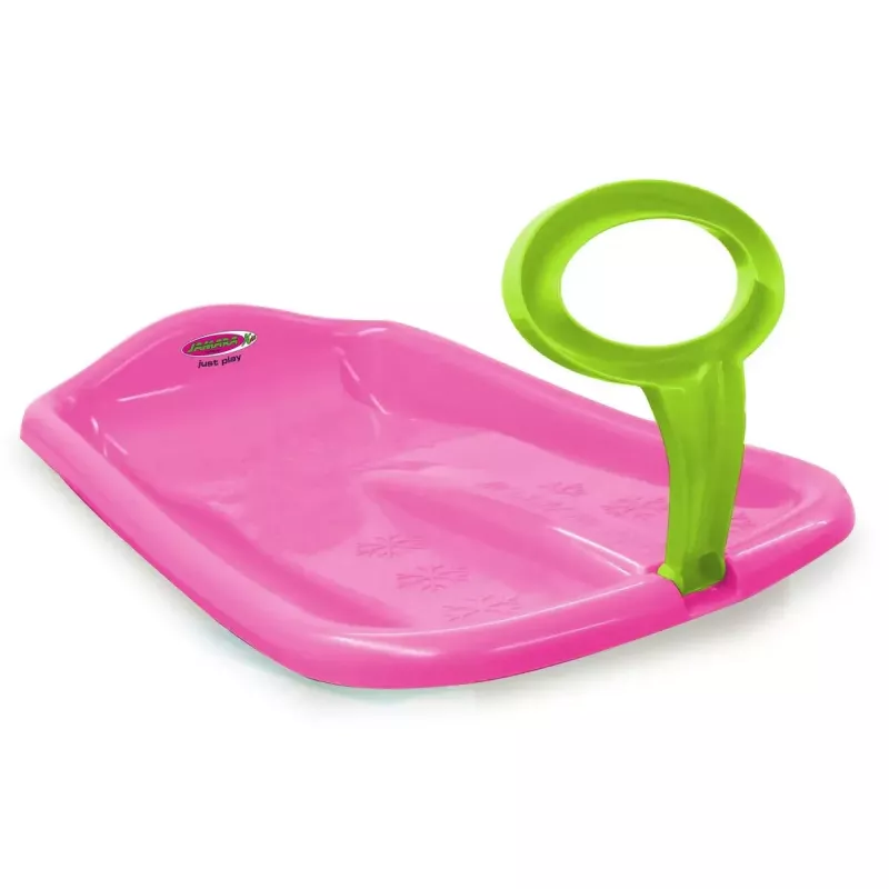 Sanki Jamara Snow Play Bob Arrow różowe plastikowe 346x740x112mm