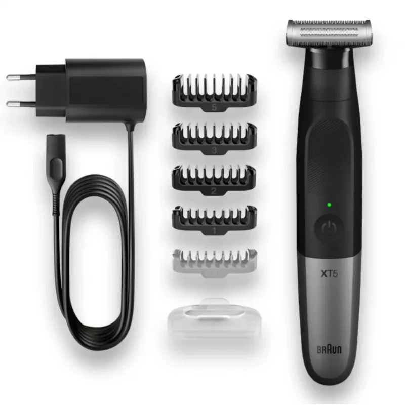 Trymer/strzyżarka do włosów Braun XT5100, czarny, srebrny