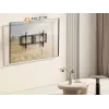 Uchwyt do montażu ściennego TV EQUIP 43 cale–95 cali Tilt cienki do telewizorów 75 kg, VESA 200x200–800x400, kąt nachylenia 0–8°, odległość od ściany 4,2 cm, czarny