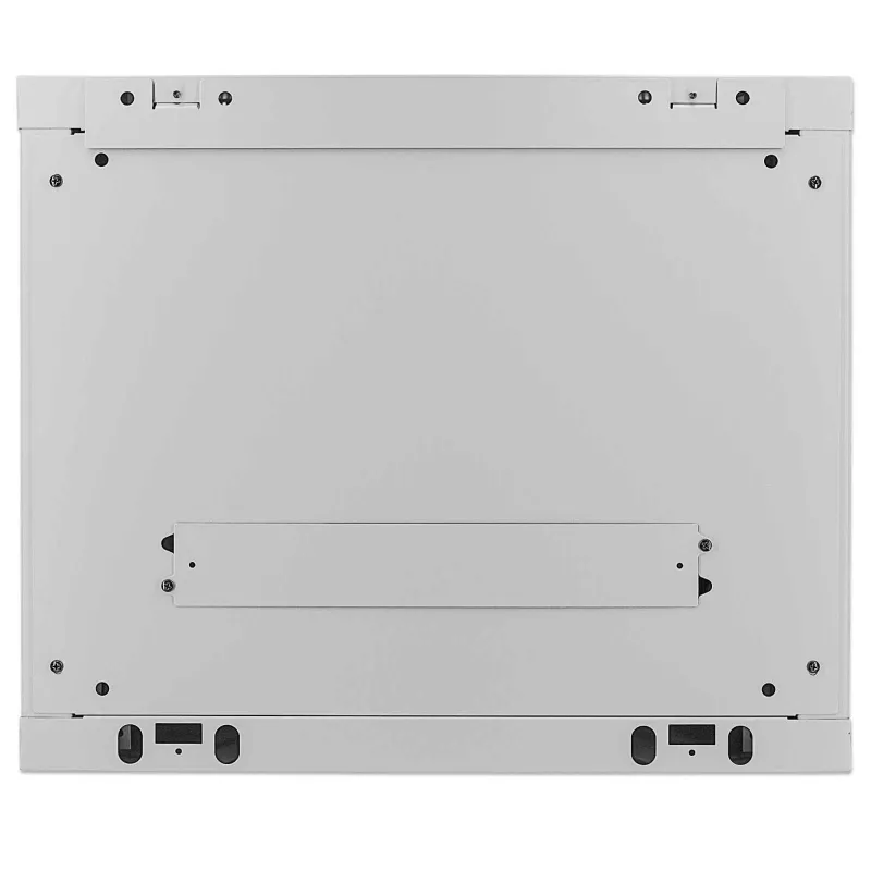 Szafa sieciowa Intellinet 19 cali - montaż ścienny (standardowa), 9U, głębokość 600 mm, szara, zmontowana, maks. 60 kg, nadaje się również do użytku na biurku lub podłodze, głębokość użytkowa 500 mm, drzwi metalowe i szklane, panel tylny, zdejmowane boki, elementy do montażu ściennego (np. śruby/kołki rozporowe) nie są dołączone