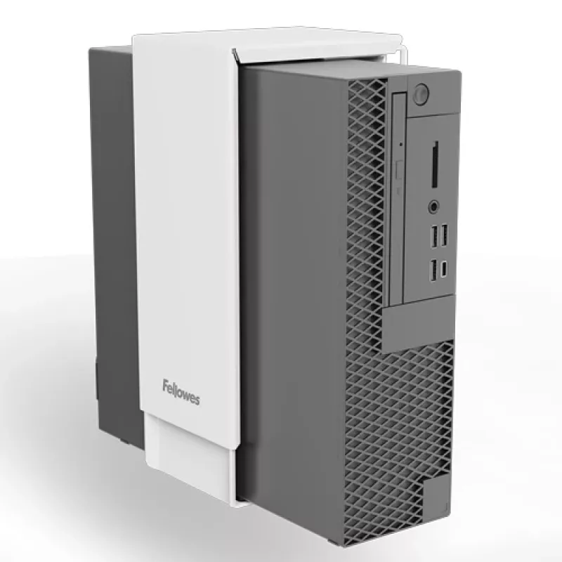 Fellowes 100136876 Uchwyt pod biurko na CPU Biały