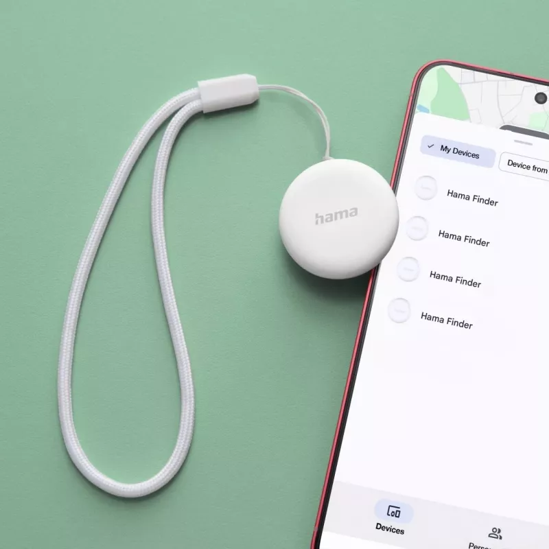 Hama 00185825 GPS tracker/lokalizator przedmiotów Biały