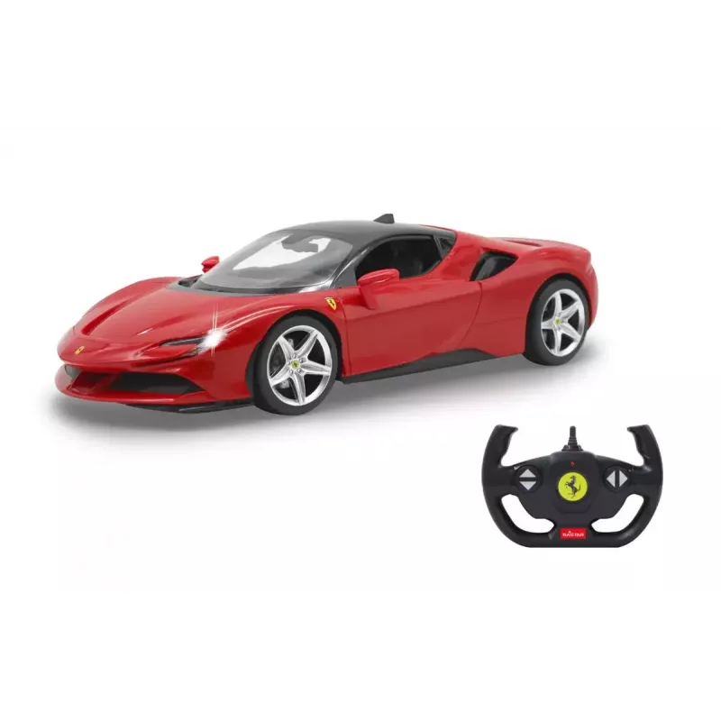Samochód sportowy Jamara Ferrari SF90 Stradale sterowany radiowo z silnikiem elektrycznym 1:14