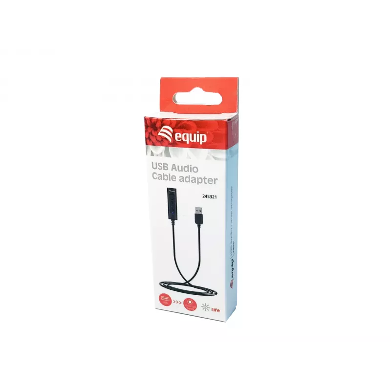 Adapter sterujący Equip USB Audio adapter kablowy 245321