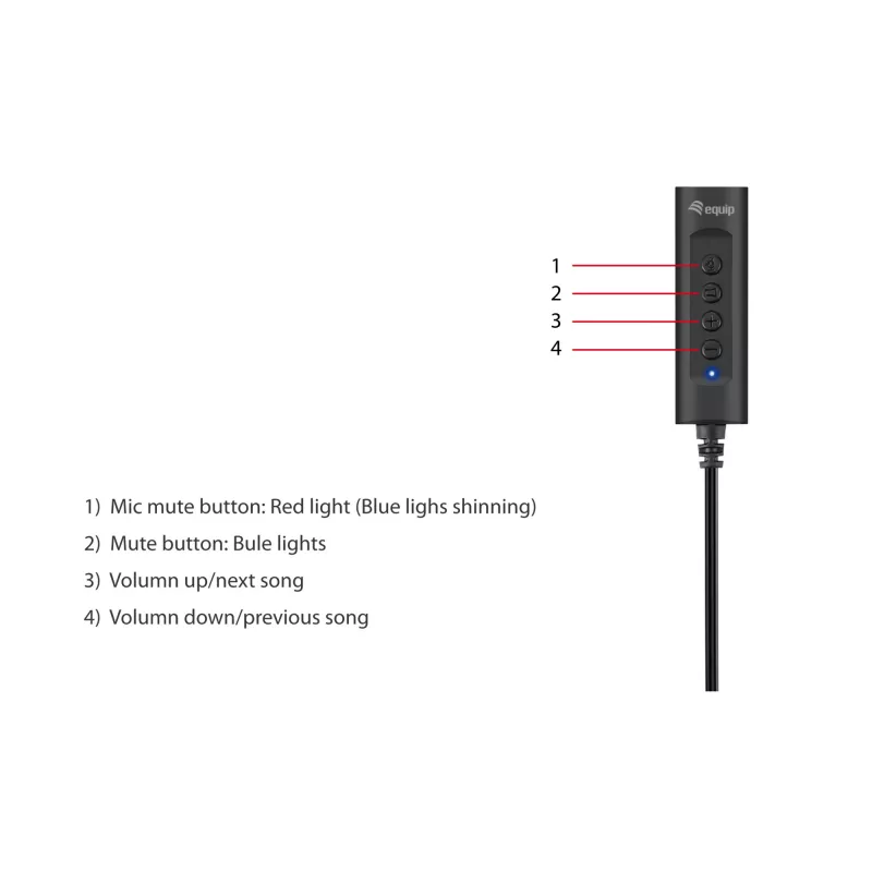 Adapter sterujący Equip USB Audio adapter kablowy 245321